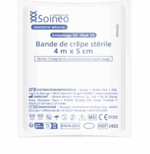Bande de crêpe stérile