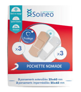 POCHETTES DE VOYAGE DE 6 PANSEMENTS