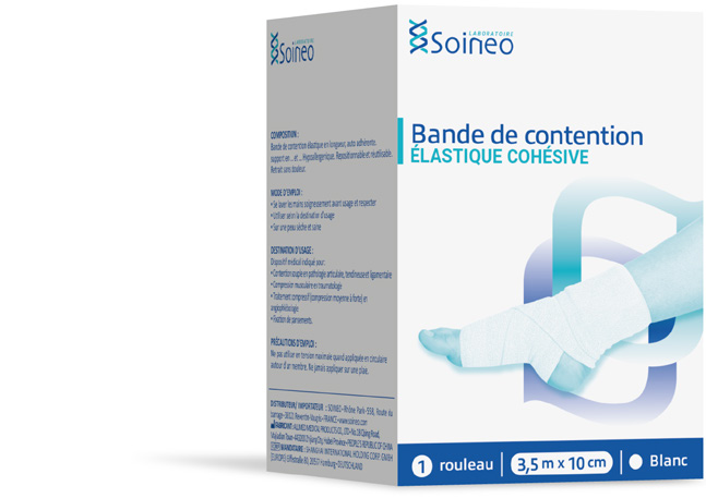 bande cohesive blanche