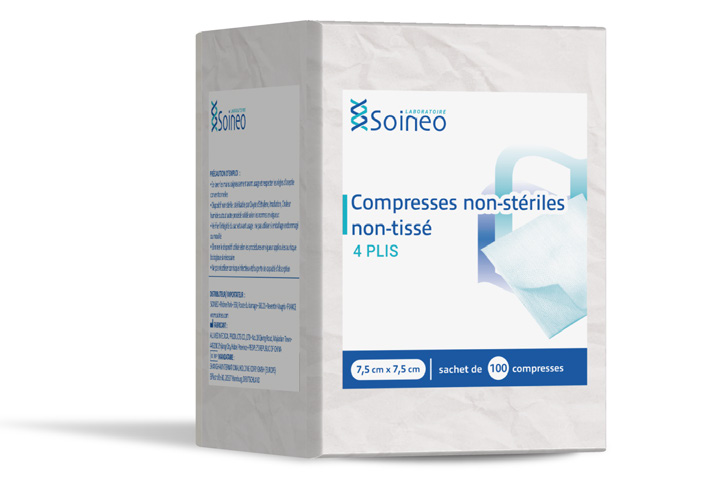 Compresses non stériles en non-tissé - LPP