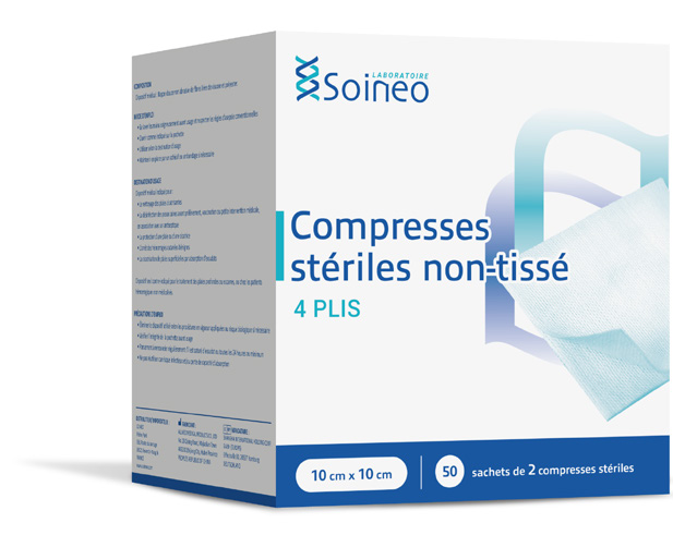 compresse sterile NT 4 plis